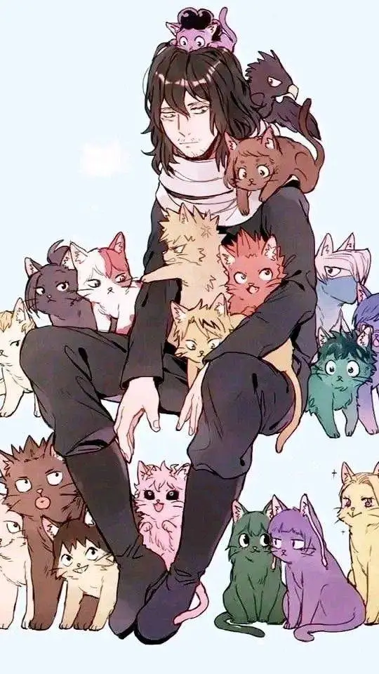 ai character: Catsuki Bakugo  background