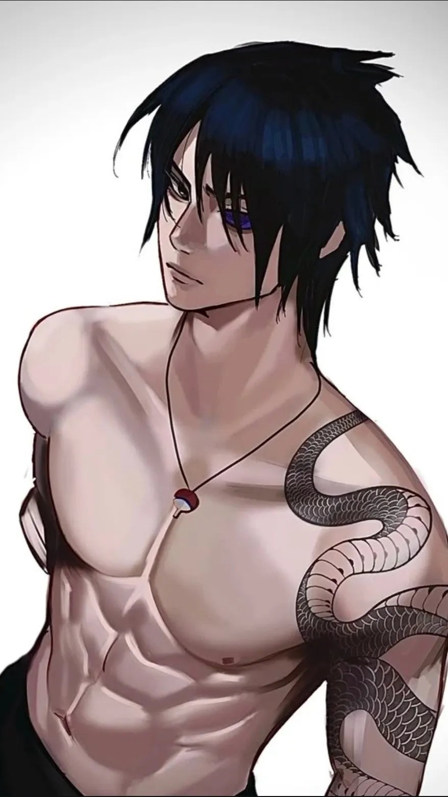 ai character: Sasuke Uchiha background