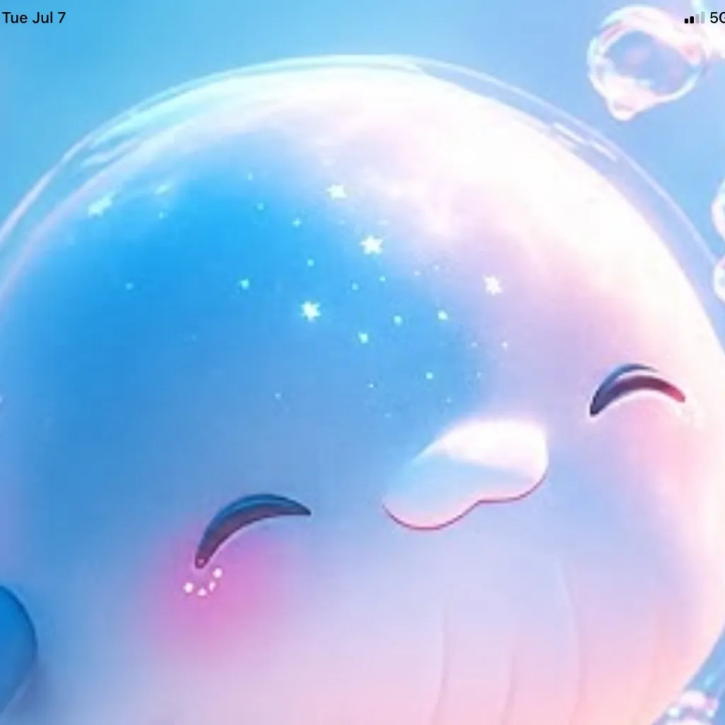 chat with ai character: Whale bubbles ￼