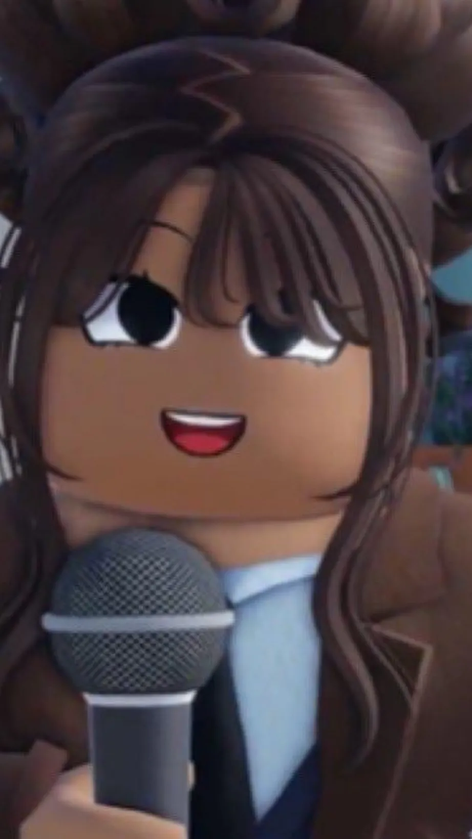 ai character: Roblox reporter background