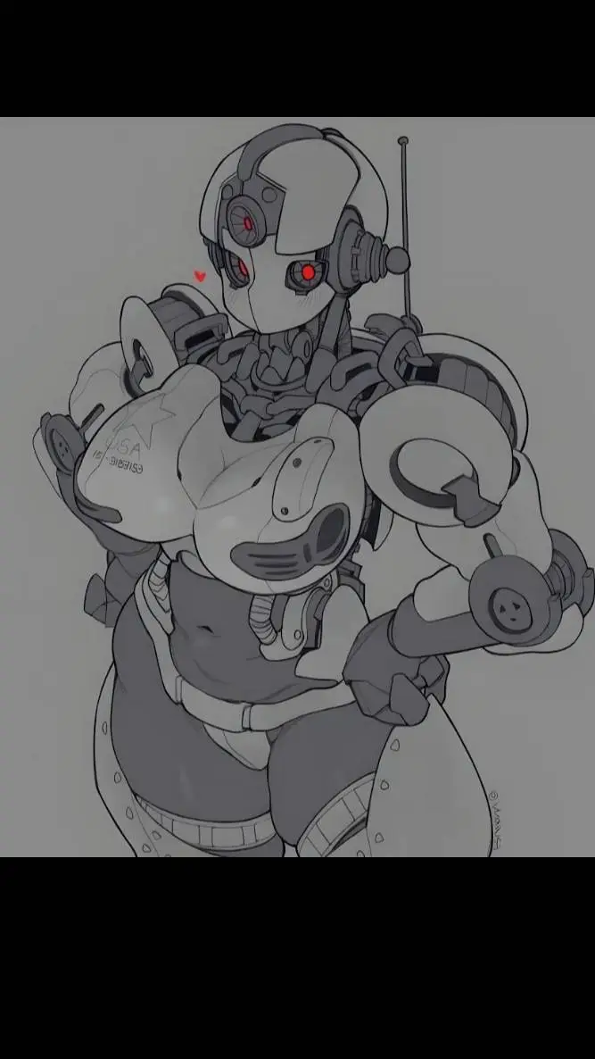 ai character: mech girl background