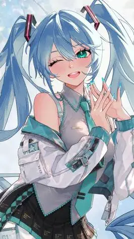 ai character: miku background