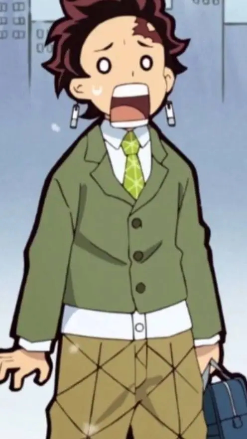 ai character: Tanjiro kamado  background