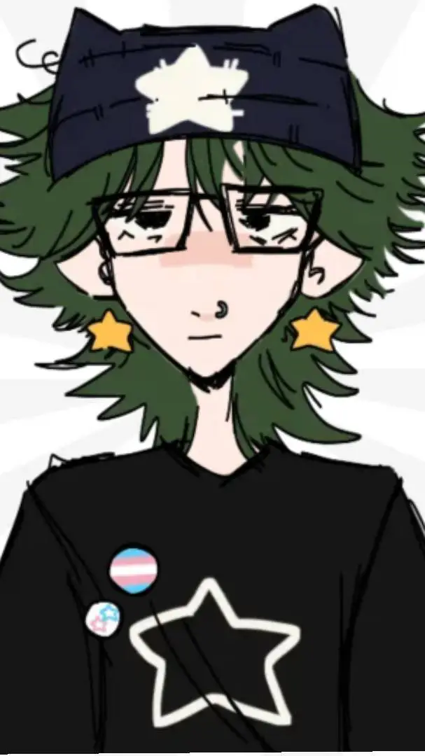 ai character: olive background