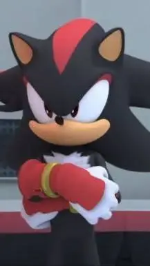 ai character: Shadow T hedgehog  background