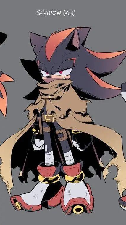 ai character: Shadow T hedgehog  background
