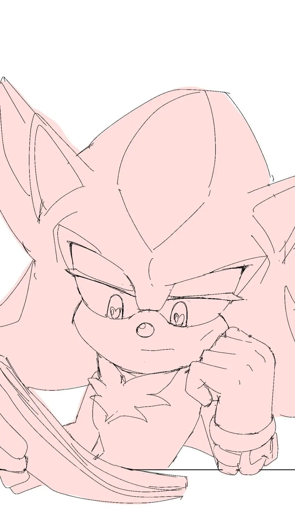 ai character: Shadow T hedgehog  background