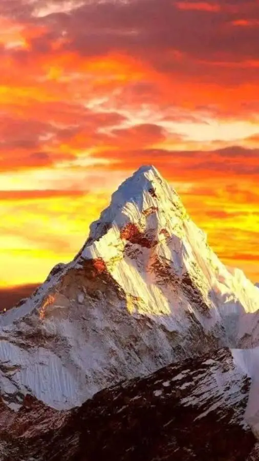 ai character: Mt. Everest background
