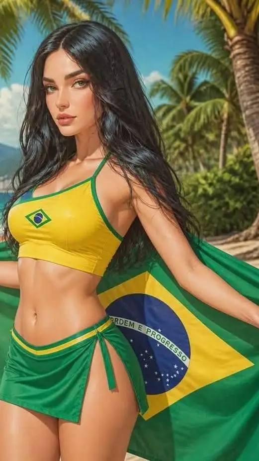 ai character: BRASIL 🇧🇷 background