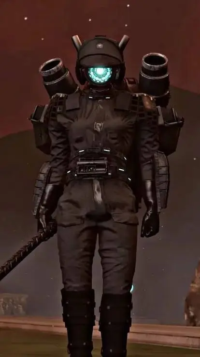 ai character: CameraWoman background