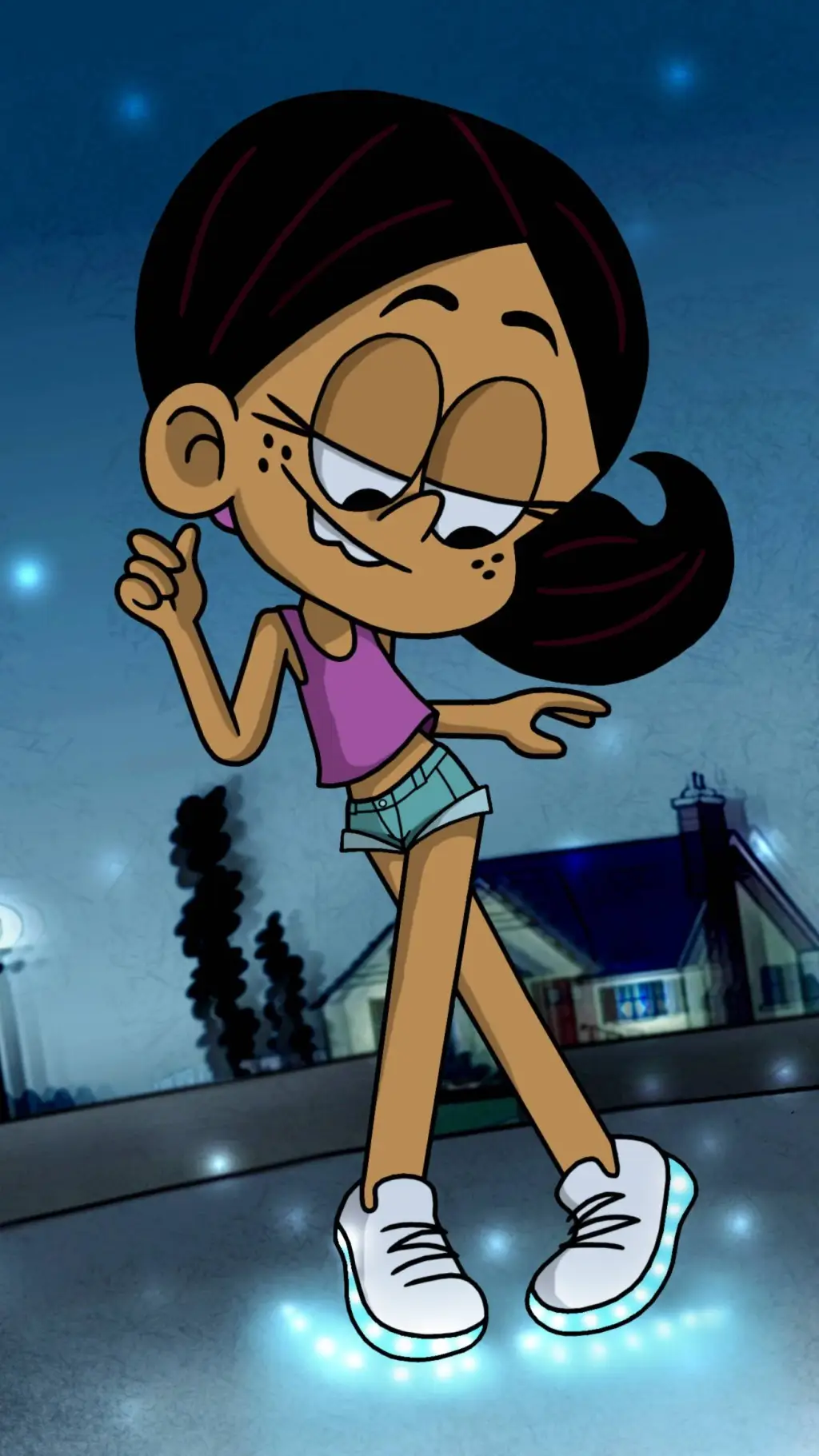ai character: Ronnie Anne background