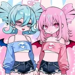 chat with ai character: Ella and Mia 
