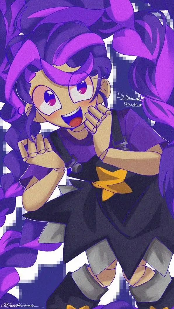 ai character: lily lovebraids  background