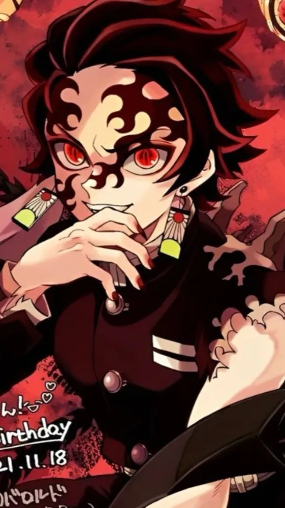 ai character: Dk tanjiro background