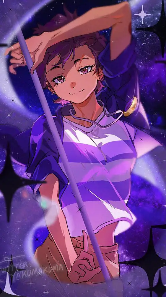 ai character: Luz Noceda  background