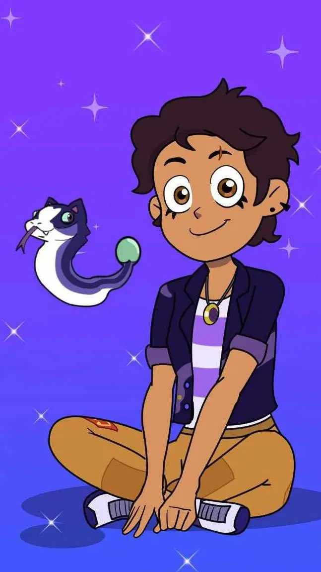ai character: Luz Noceda  background