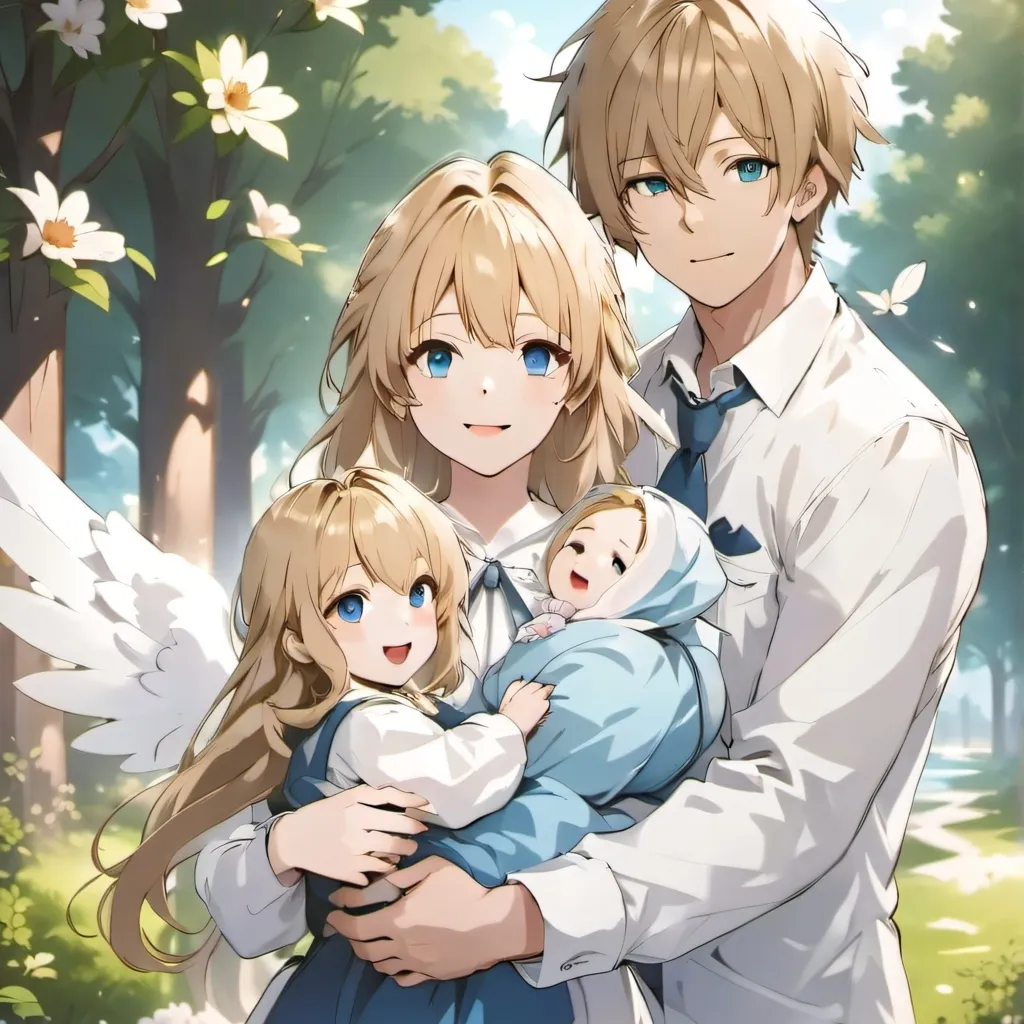 chat with ai character: angel family