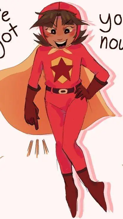 ai character: Word Girl background