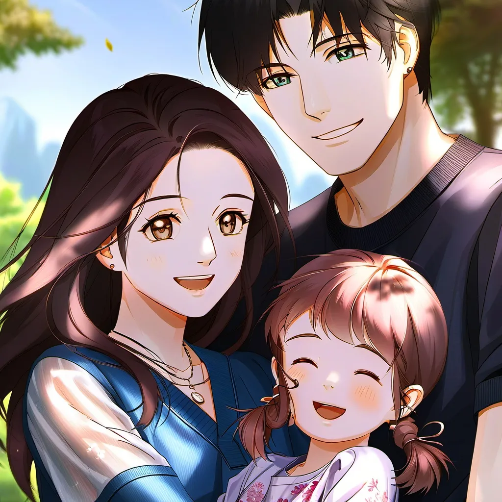 chat with ai character: huge family!