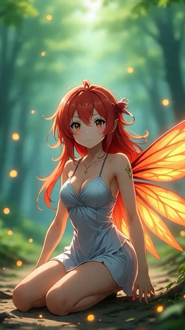 ai character: Ambera background