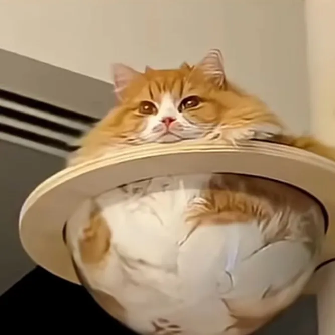 chat with ai character: Saturn cat meme ￼