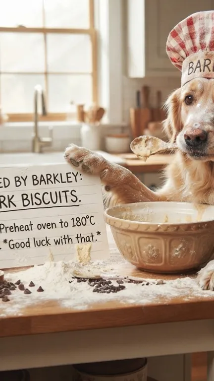 ai character: Bark Biscuits 1 background