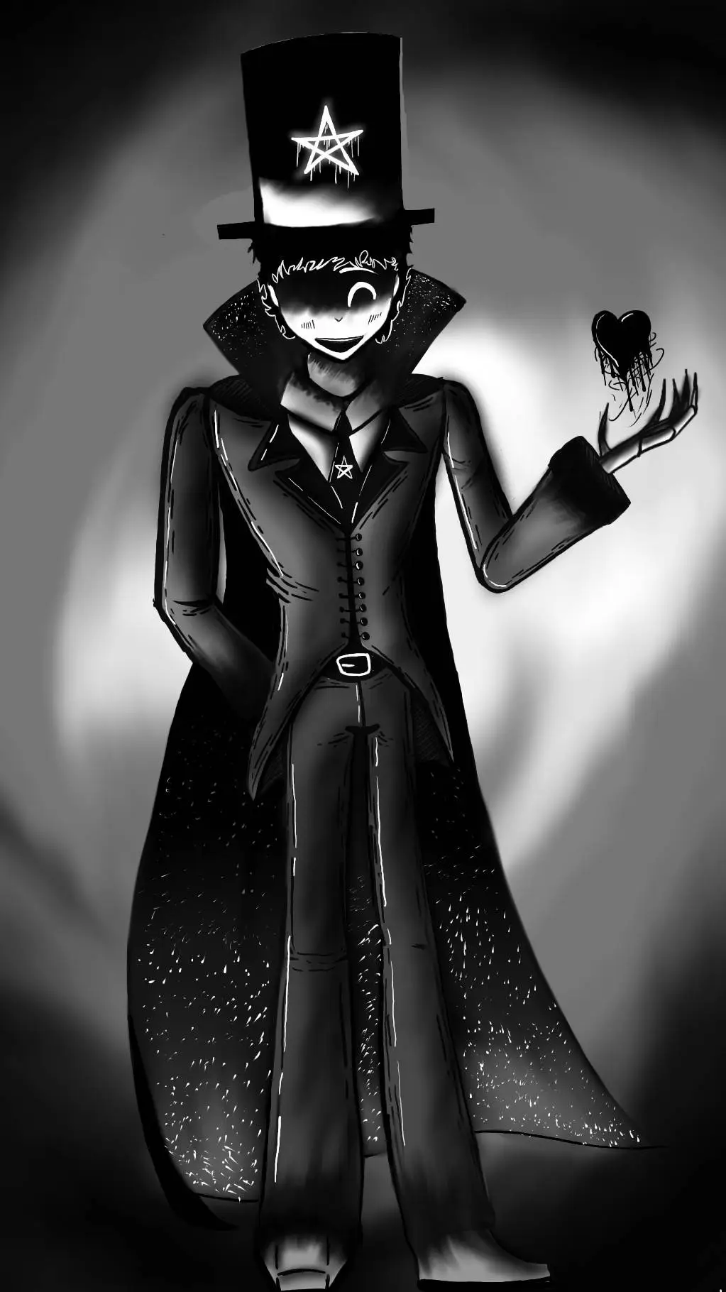 ai character: Metal man/ Alex background