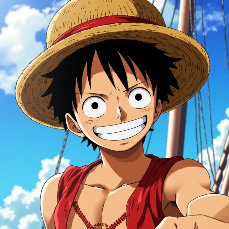 chat with ai character: luffy