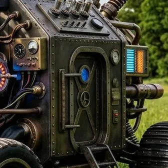 chat with ai character: car time machine 