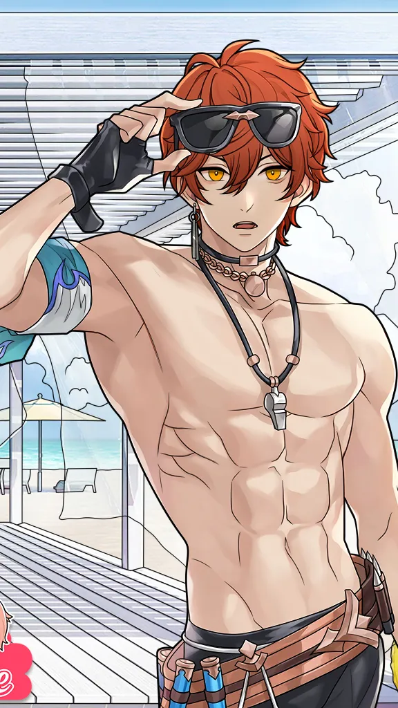 ai character: ￼Surf vamp bf￼ background