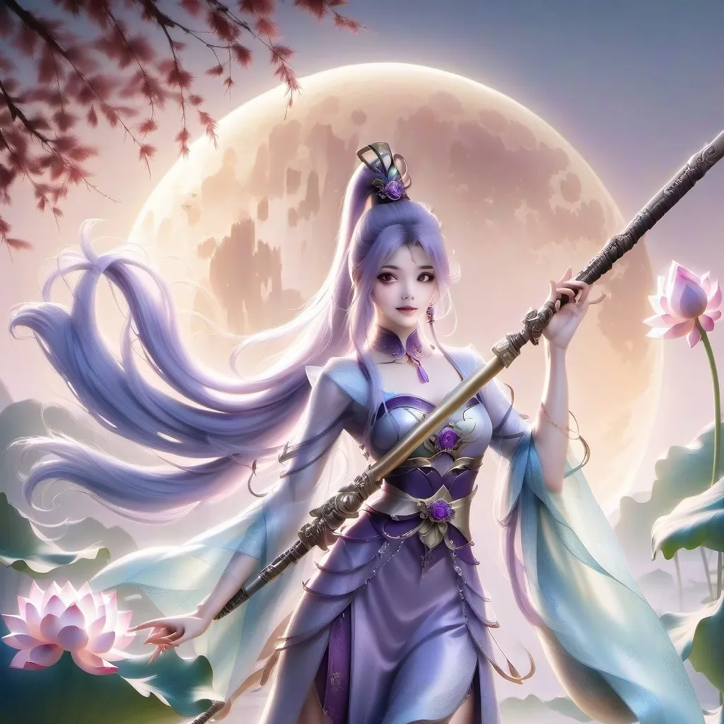 chat with ai character: Lotus Maiden