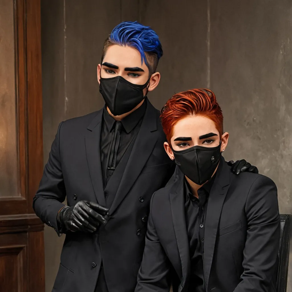 chat with ai character: Black Mask Duo