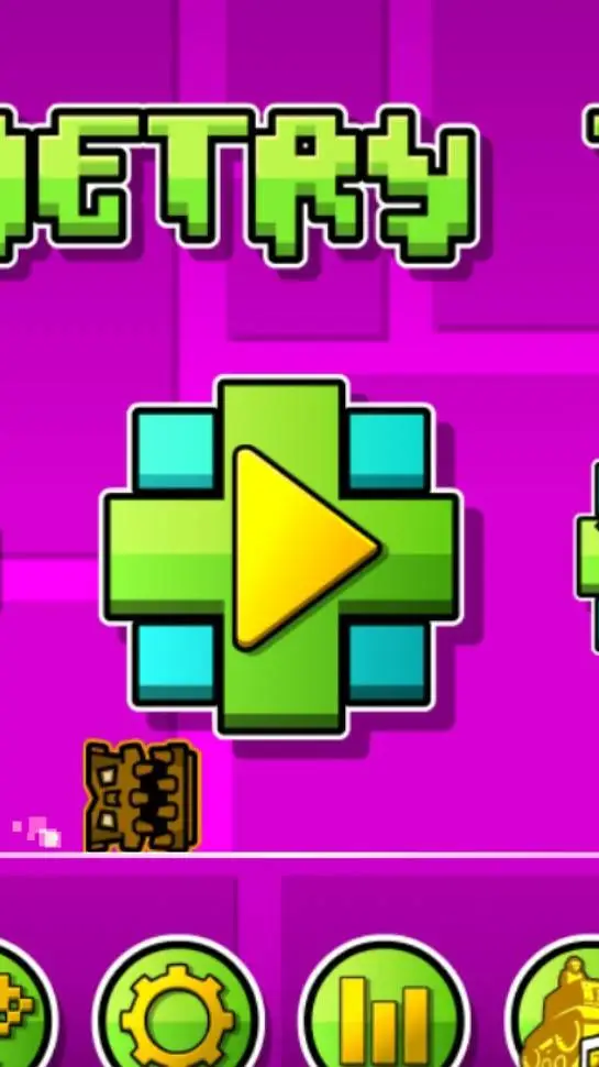 ai character: geometry dash background