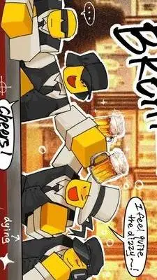ai character: Beer time!! background