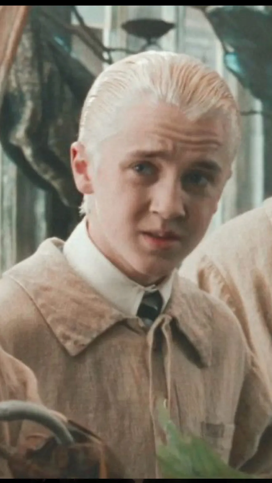 ai character: Draco malfoy year2 background