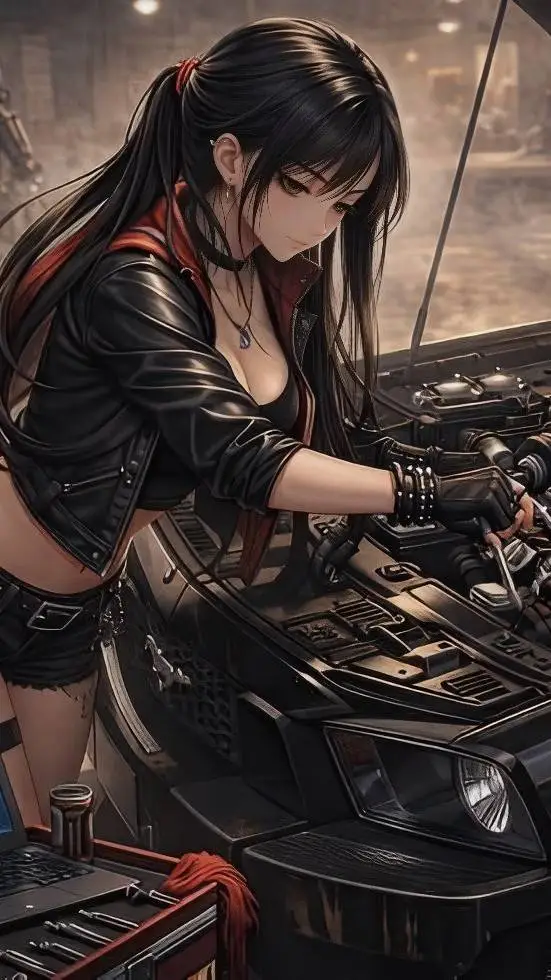 ai character: Mika Torque  background