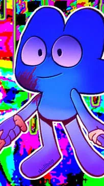 ai character: Bfdi x Prettyblood background