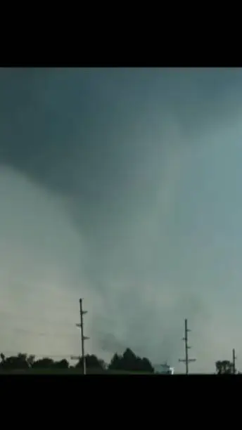 ai character: greenfield tornado background