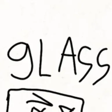chat with ai character: glass