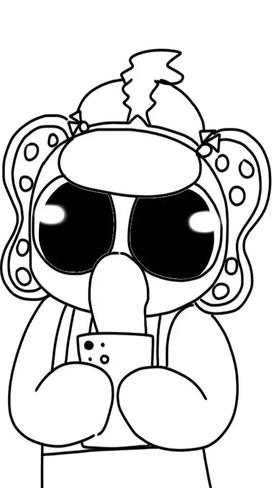 ai character: SNORKY  background