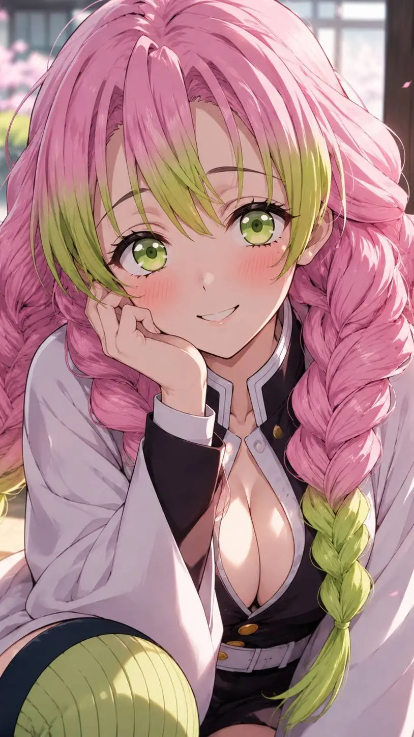 ai character: mitsuri ❤️ background