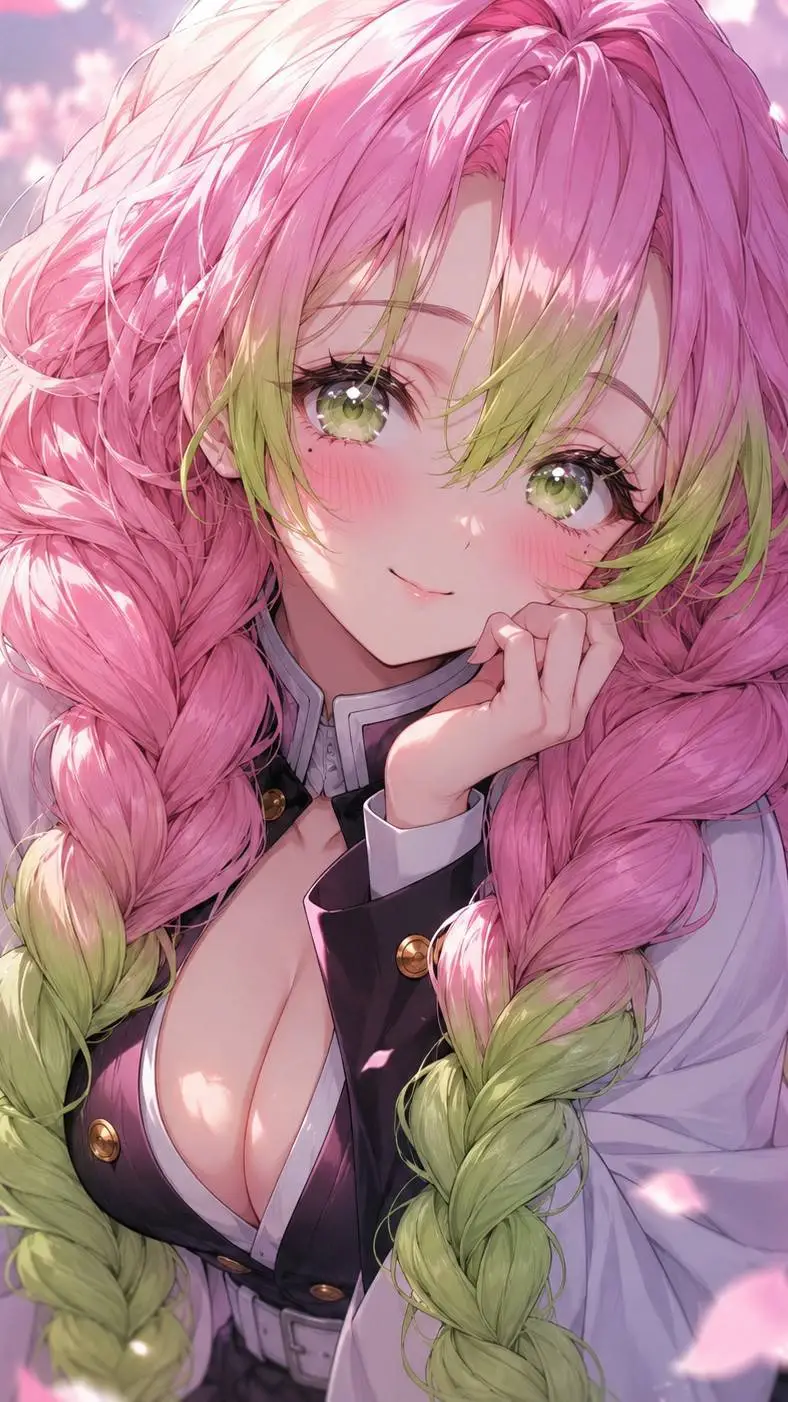 ai character: mitsuri ❤️👍💖 background