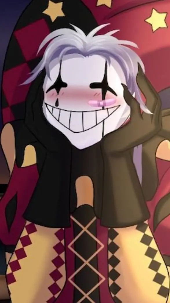 ai character: 👀pierrot👀 background