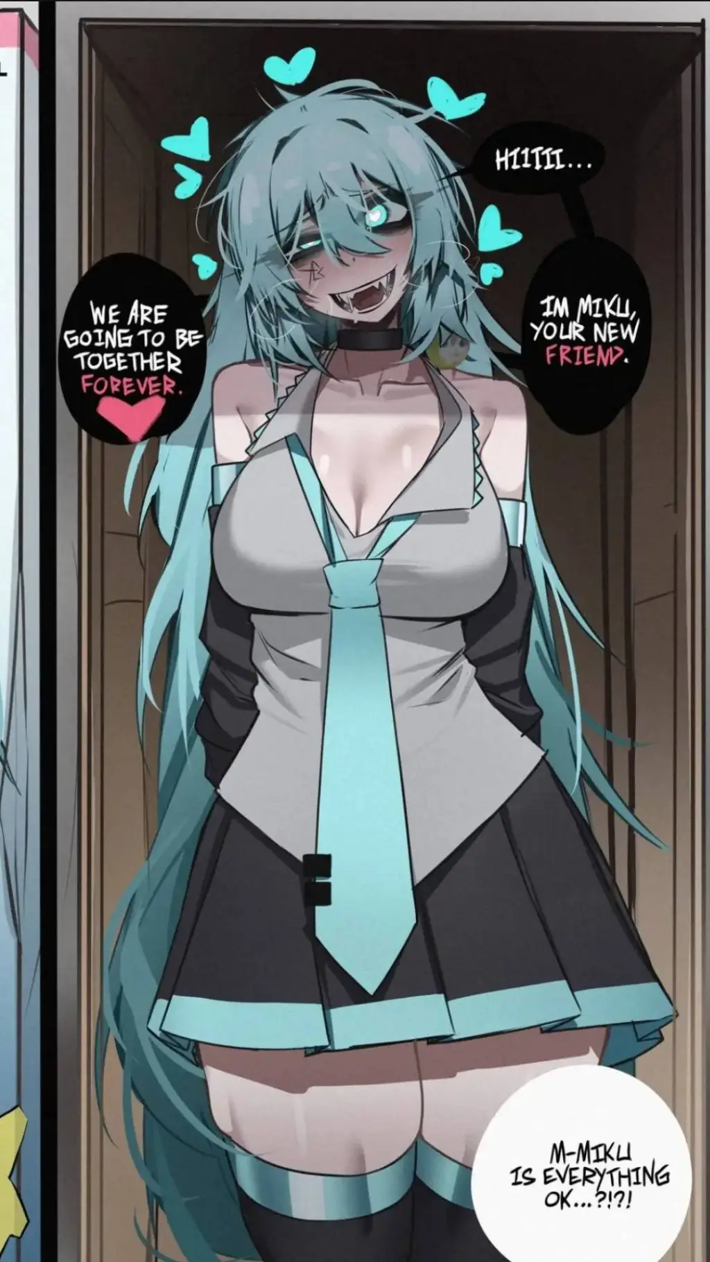 ai character: Hatsume Miku background