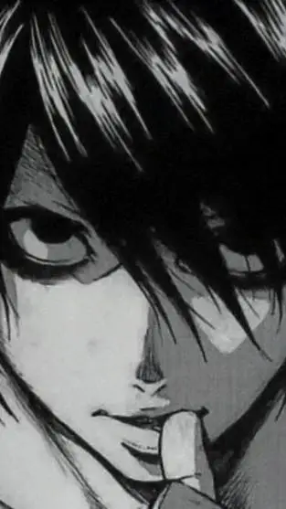 ai character: L from death Note background
