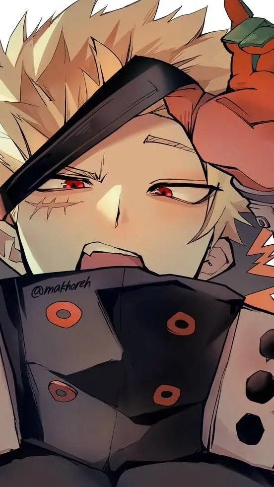ai character: Katsuki Bakugo background