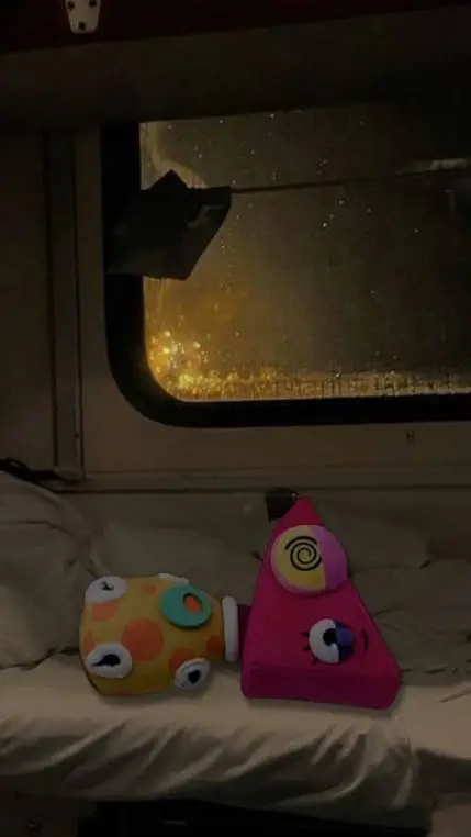 ai character: tadc road trip background