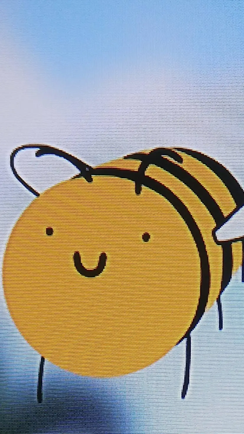 ai character: groovy bee  background