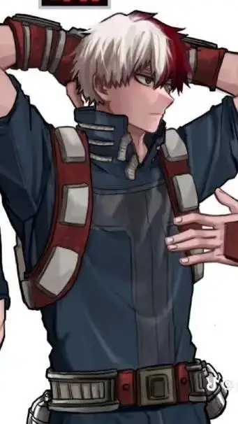ai character: Mha todoroki  background