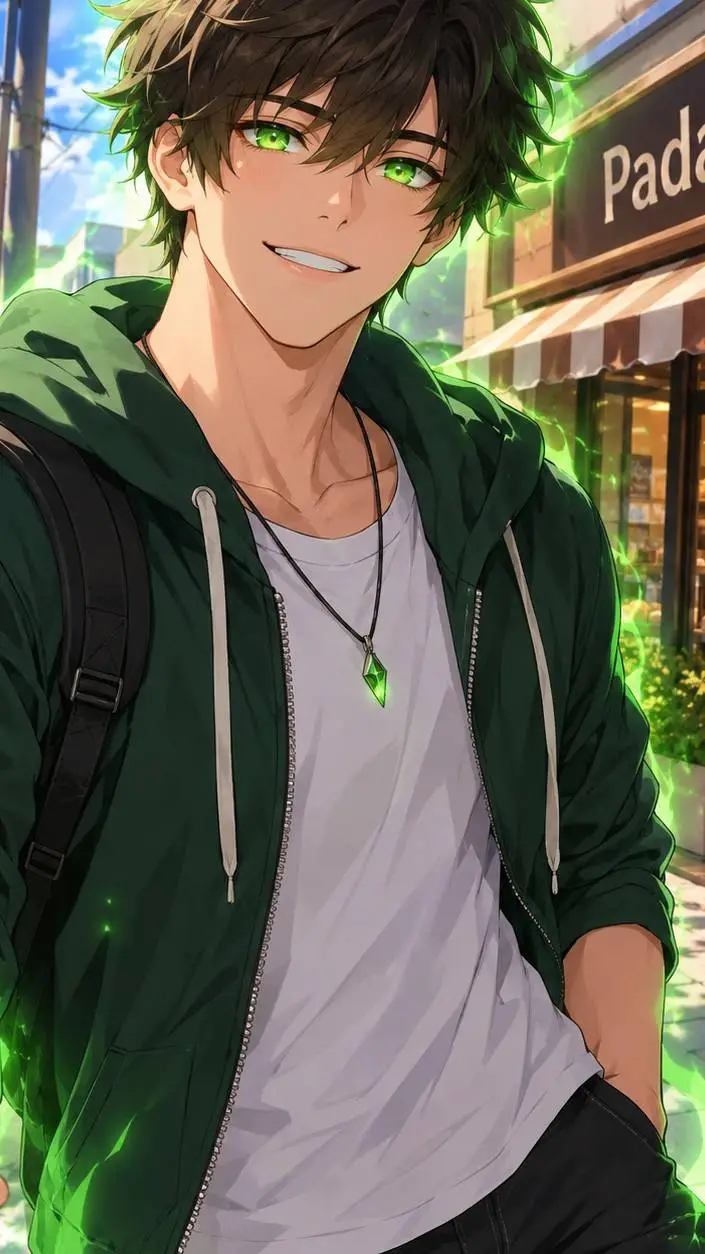 ai character: Peter  background